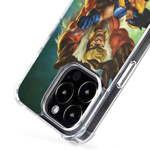 Marvel X-Men Wolverine Vs Sabretooth iPhone 16 Pro Max MagSafe Case