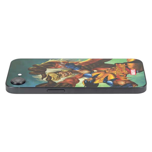 Marvel X-Men Wolverine Vs Sabretooth iPhone 16e Skin