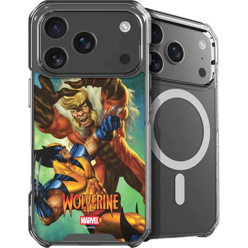 Marvel X-Men Wolverine Vs Sabretooth iPhone 18 Pro Max MagSafe Case