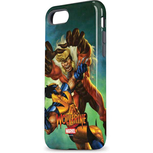 Marvel X-Men Wolverine Vs Sabretooth iPhone 7 Pro Case