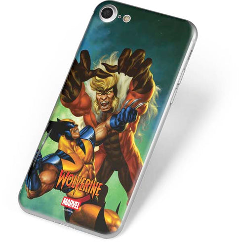 Marvel X-Men Wolverine Vs Sabretooth iPhone 8 Skin
