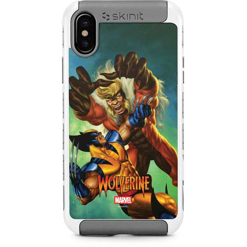 Marvel X-Men Wolverine Vs Sabretooth iPhone Cases