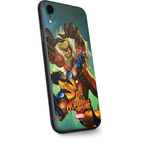 Marvel X-Men Wolverine Vs Sabretooth iPhone XR Skin