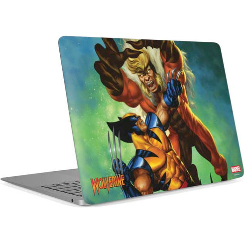 Marvel X-Men Wolverine Vs Sabretooth Apple MacBook Air Skin