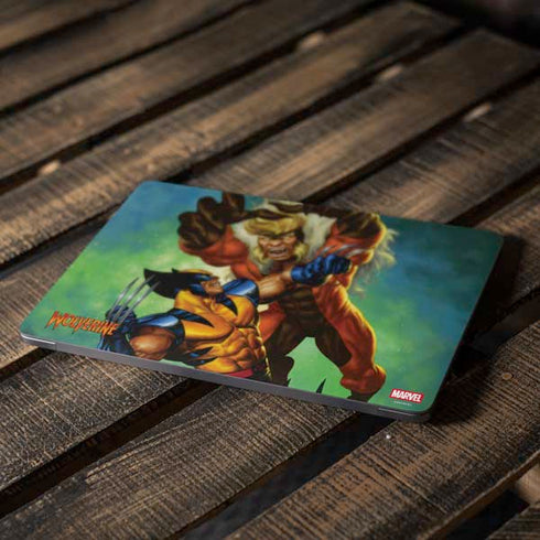 Marvel X-Men Wolverine Vs Sabretooth Apple MacBook Air Skin