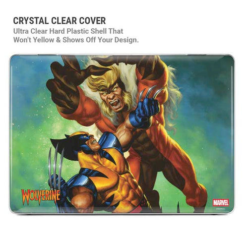 Marvel X-Men Wolverine Vs Sabretooth MacBook Air 15in (2023-2025) Case plus Skin