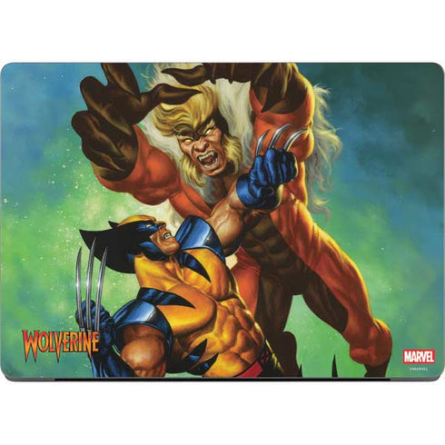 Marvel X-Men Wolverine Vs Sabretooth MacBook Pro 14in (2021-24) Skin