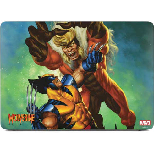 Marvel X-Men Wolverine Vs Sabretooth Apple MacBook Pro 16-inch Skin