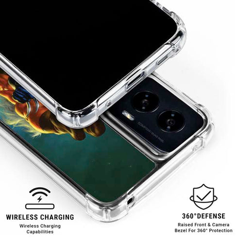 Marvel X-Men Wolverine Vs Sabretooth Moto G Power 5G (2024) Clear Case