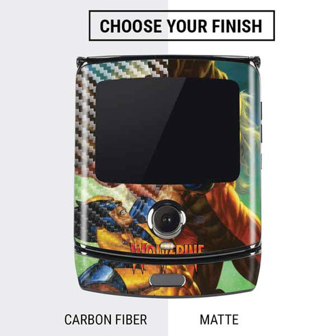 Marvel X-Men Wolverine Vs Sabretooth Motorola RAZR Skin