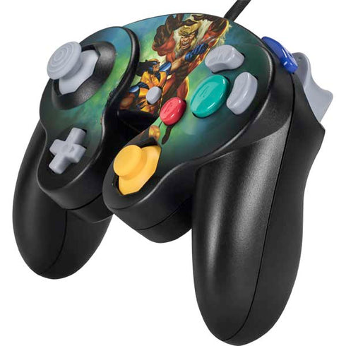 Marvel X-Men Wolverine Vs Sabretooth Nintendo GameCube Controller Skin