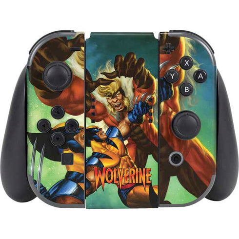 Marvel X-Men Wolverine Vs Sabretooth Nintendo Skins