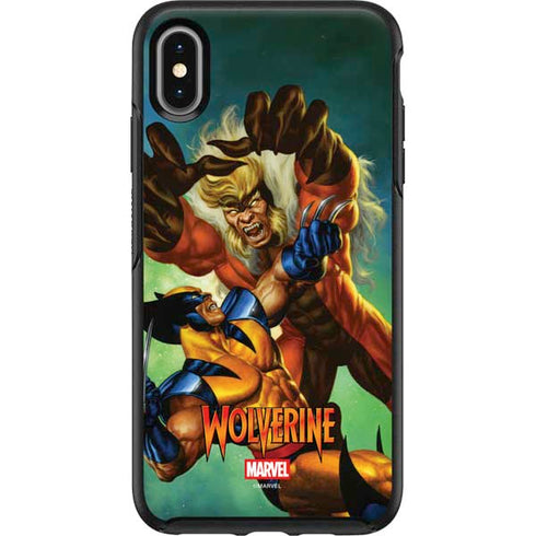 Marvel X-Men Wolverine Vs Sabretooth Otterbox Symmetry iPhone Skin