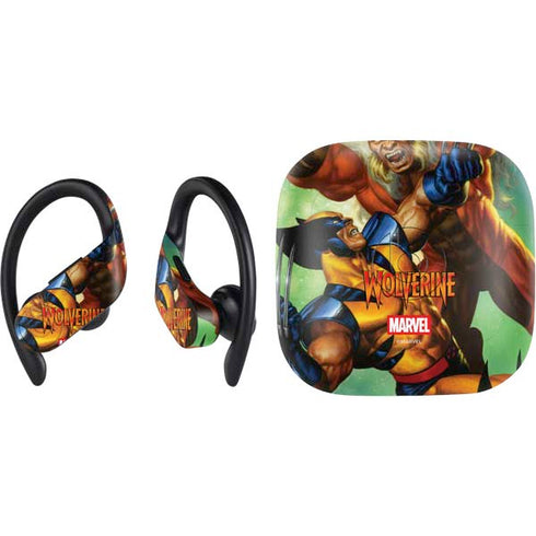 Marvel X-Men Wolverine Vs Sabretooth PowerBeats Pro Skin