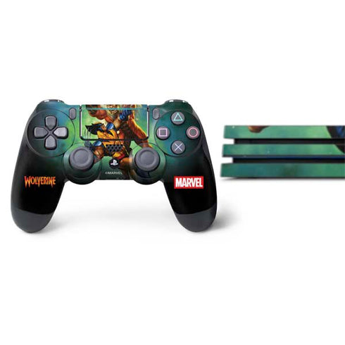 Marvel X-Men Wolverine Vs Sabretooth PS4 Pro Bundle Skin