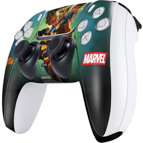 Marvel X-Men Wolverine Vs Sabretooth PS5 Controller Skin