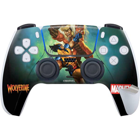 Marvel X-Men Wolverine Vs Sabretooth PS5 Pro Bundle Skin