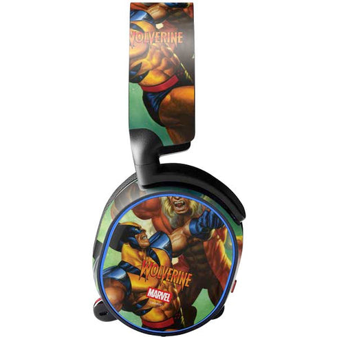 Marvel X-Men Wolverine Vs Sabretooth SteelSeries Arctis 5 Skin