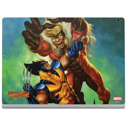 Marvel X-Men Wolverine Vs Sabretooth Surface Book 2 15in Skin