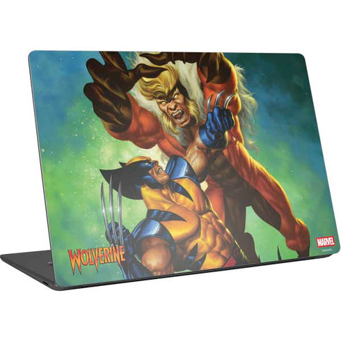 Marvel X-Men Wolverine Vs Sabretooth Surface Laptop 4 15in Skin