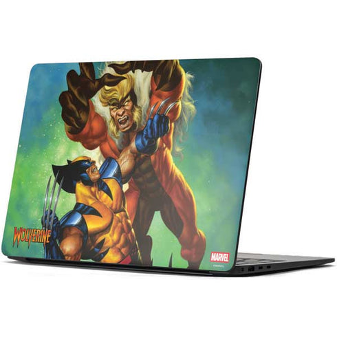 Marvel X-Men Wolverine Vs Sabretooth Surface Laptop 7 15in Skin