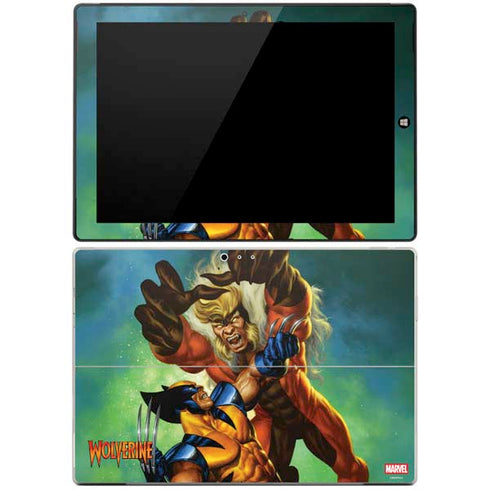 Marvel X-Men Wolverine Vs Sabretooth Surface Pro 3 Skin