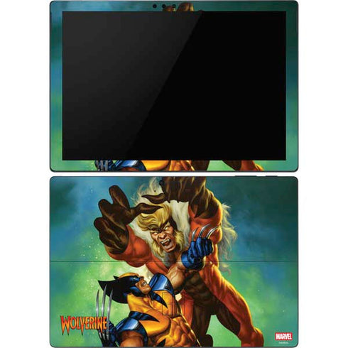 Marvel X-Men Wolverine Vs Sabretooth Surface Pro 6 Skin