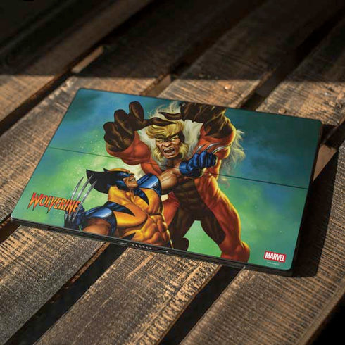 Marvel X-Men Wolverine Vs Sabretooth Surface Pro 7 Skin
