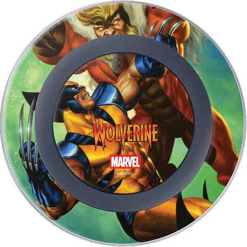 Marvel X-Men Wolverine Vs Sabretooth Wireless Charger Skin