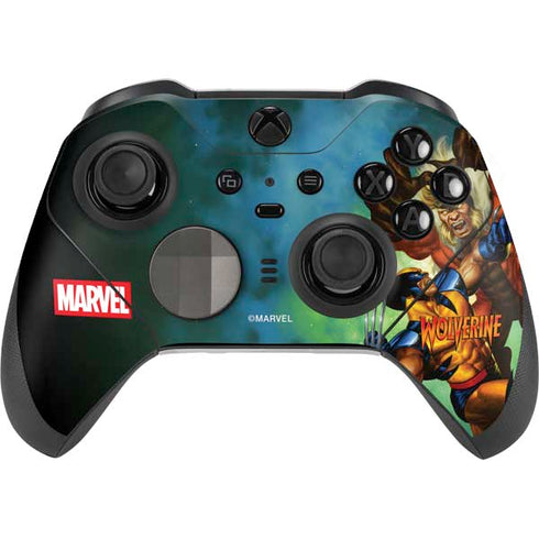 Marvel X-Men Wolverine Vs Sabretooth Xbox Elite Wireless Controller Series 2 Skin