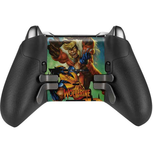 Marvel X-Men Wolverine Vs Sabretooth Xbox Elite Wireless Controller Series 2 Skin