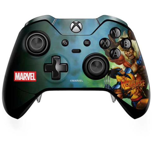 Marvel X-Men Wolverine Vs Sabretooth Xbox One Elite Controller Skin