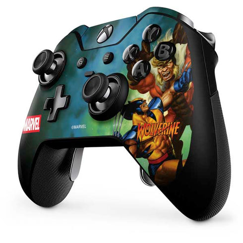 Marvel X-Men Wolverine Vs Sabretooth Xbox One Elite Controller Skin