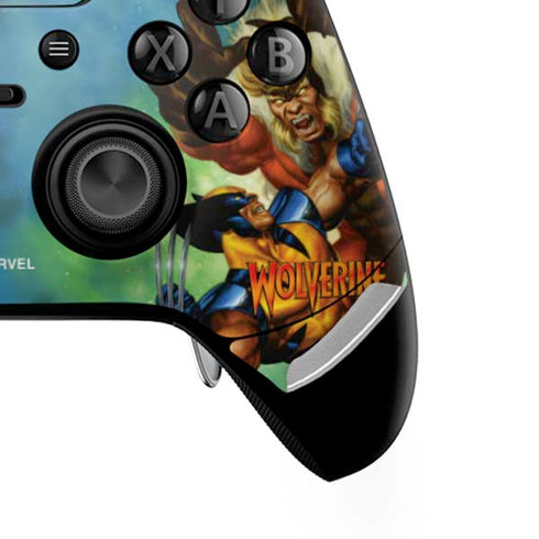 Marvel X-Men Wolverine Vs Sabretooth Xbox One Elite Controller Skin