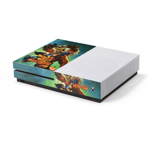 Marvel X-Men Wolverine Vs Sabretooth Xbox One S Console Skin