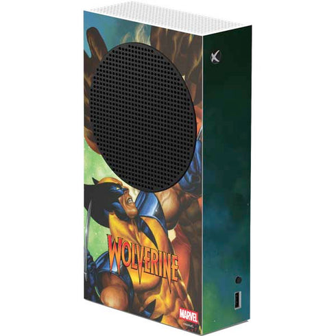 Marvel X-Men Wolverine Vs Sabretooth Xbox Series S Console Skin