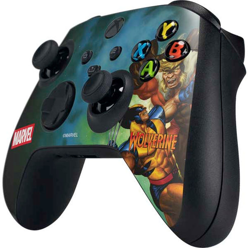 Marvel X-Men Wolverine Vs Sabretooth Xbox Series X Controller Skin