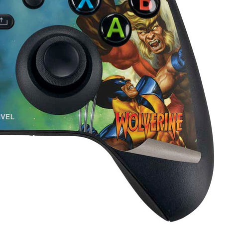 Marvel X-Men Wolverine Vs Sabretooth Xbox Series X Controller Skin