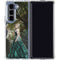 Woman with Peacocks by Nene Thomas Galaxy Z Fold5 5G Clear Case