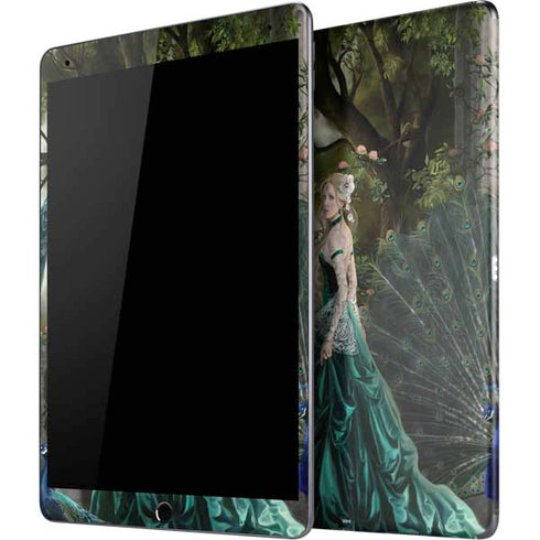 Woman with Peacocks by Nene Thomas iPad Skins
