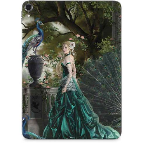 Woman with Peacocks by Nene Thomas Apple iPad Pro Skin