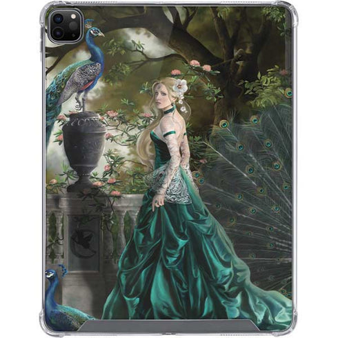 Woman with Peacocks by Nene Thomas iPad Cases
