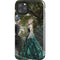 Woman with Peacocks by Nene Thomas iPhone Cases