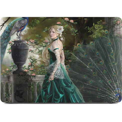 Woman with Peacocks by Nene Thomas Apple MacBook Air Skin