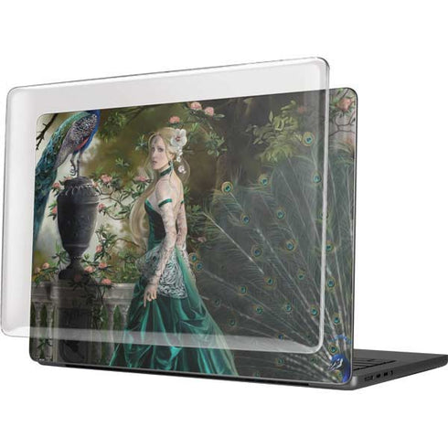 Woman with Peacocks by Nene Thomas MacBook Pro 14in (2021-24) Case plus Skin