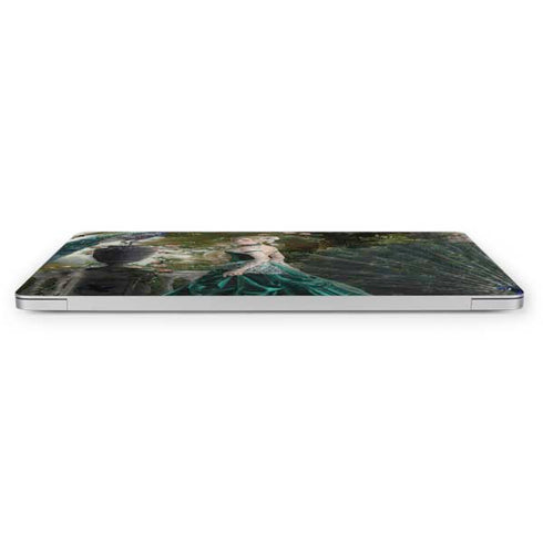 Woman with Peacocks by Nene Thomas Apple MacBook Pro 16-inch Skin