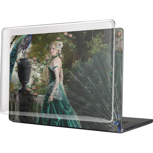 Woman with Peacocks by Nene Thomas MacBook Cases