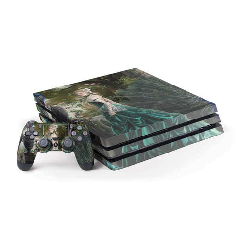 Woman with Peacocks by Nene Thomas PlayStation PS4 Skins