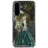 Woman with Peacocks by Nene Thomas Galaxy A36 5G Clear Case