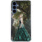Woman with Peacocks by Nene Thomas Galaxy A55 5G Clear Case